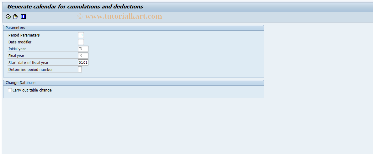 SAP TCode S_AHR_61008410 - IMG-Aktivität: OHAHK_UM010B