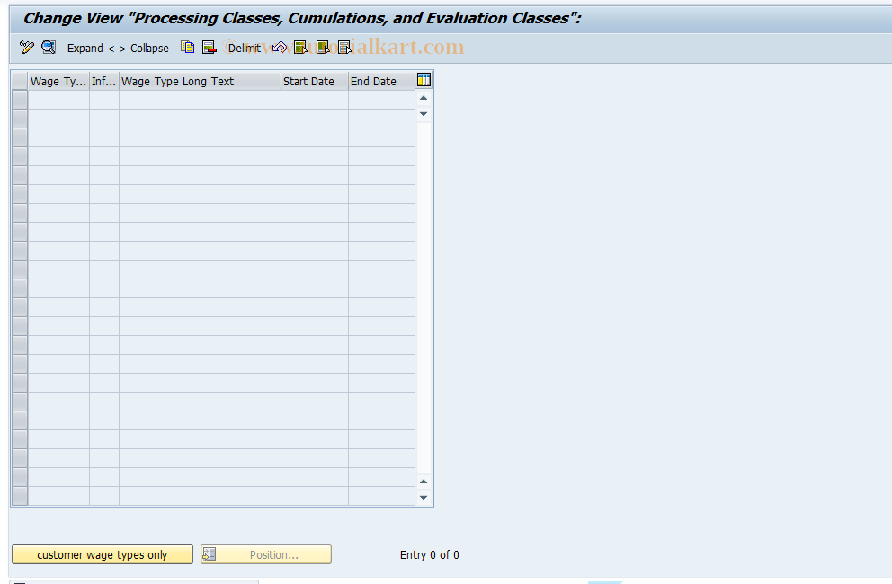 SAP TCode S_AHR_61008421 - IMG-Aktivität: OHAHK_WT070