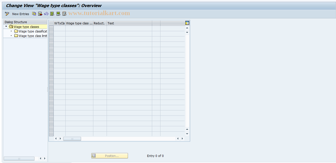 SAP TCode S_AHR_61008443 - IMG-Aktivität: OHAGR1025