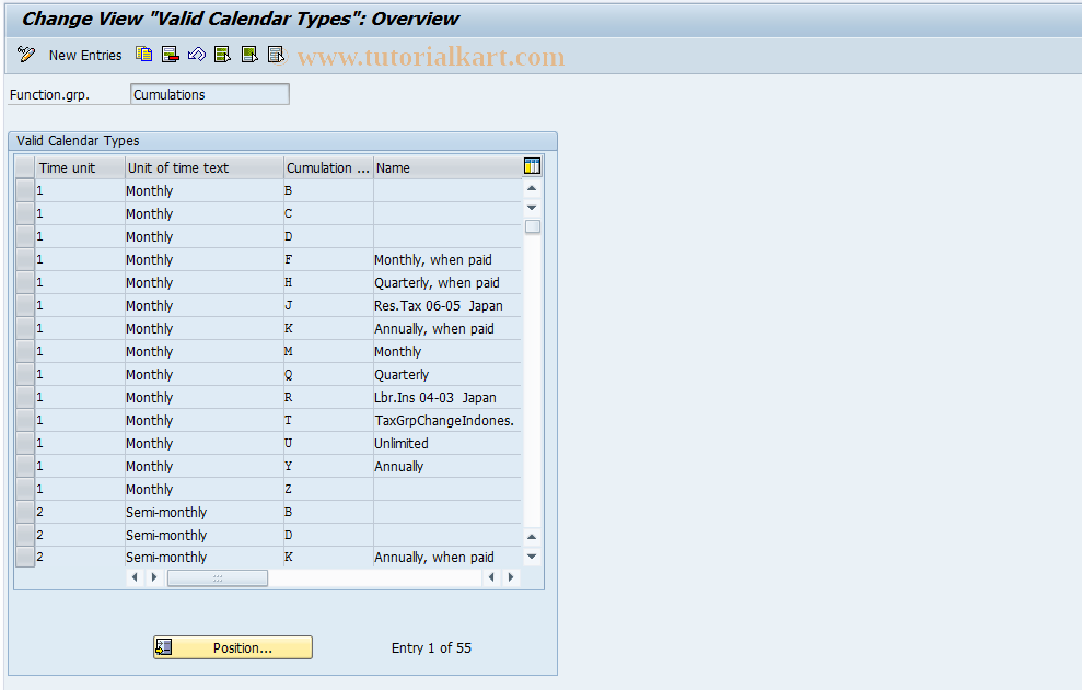 SAP TCode S_AHR_61008467 - IMG Activity: OHAF0912