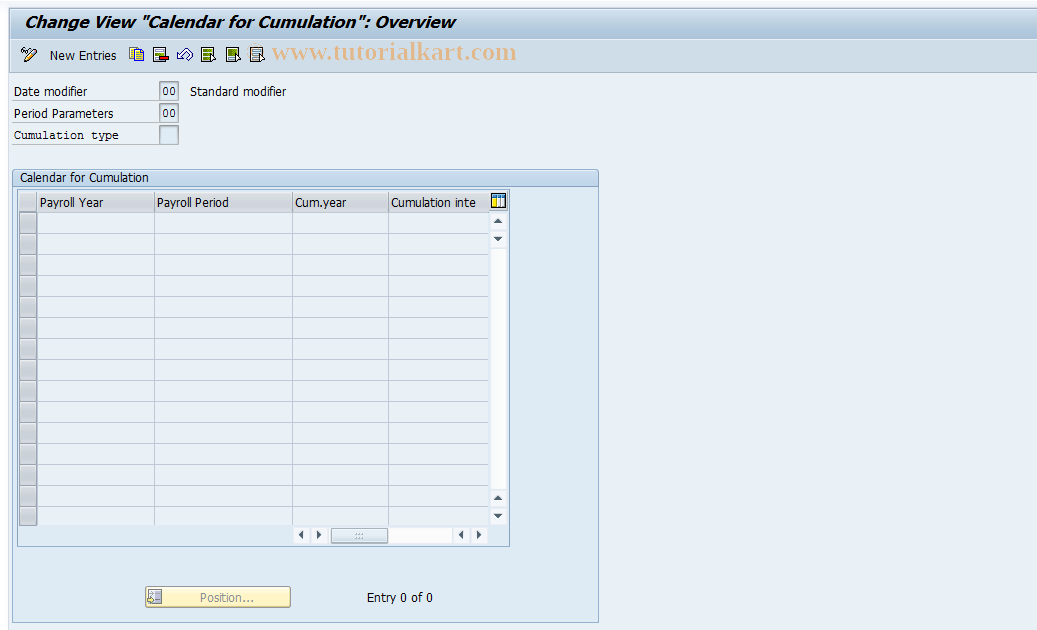 SAP TCode S_AHR_61008485 - IMG Activity: OHAF0902