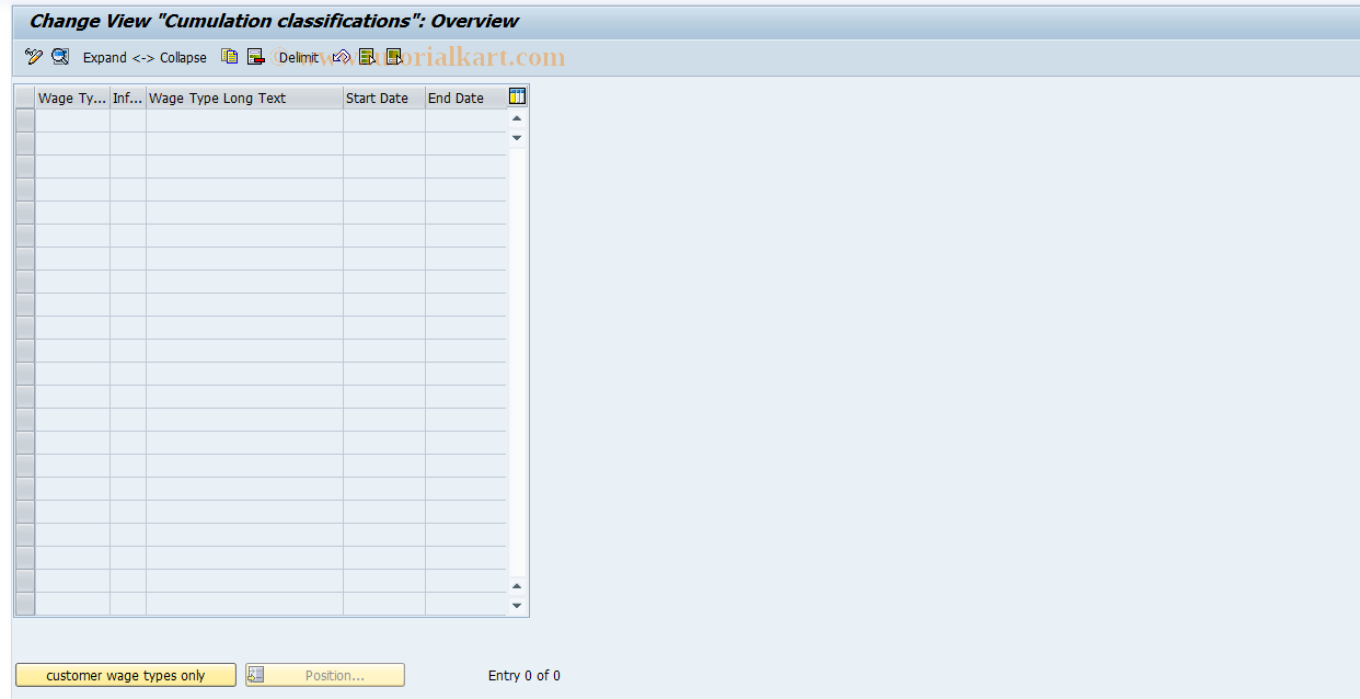 SAP TCode S_AHR_61008500 - IMG-Aktivität: OHAGCM100