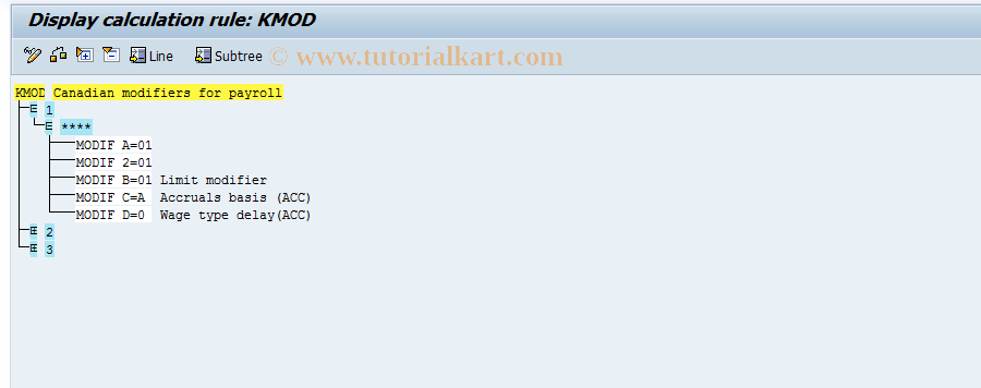 SAP TCode S_AHR_61008533 - IMG-Aktivität: OHAK1206