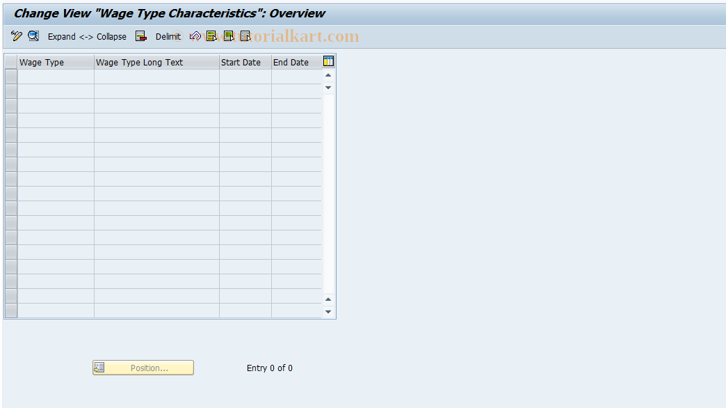 SAP TCode S_AHR_61008568 - IMG Activity: OHAJBN4133