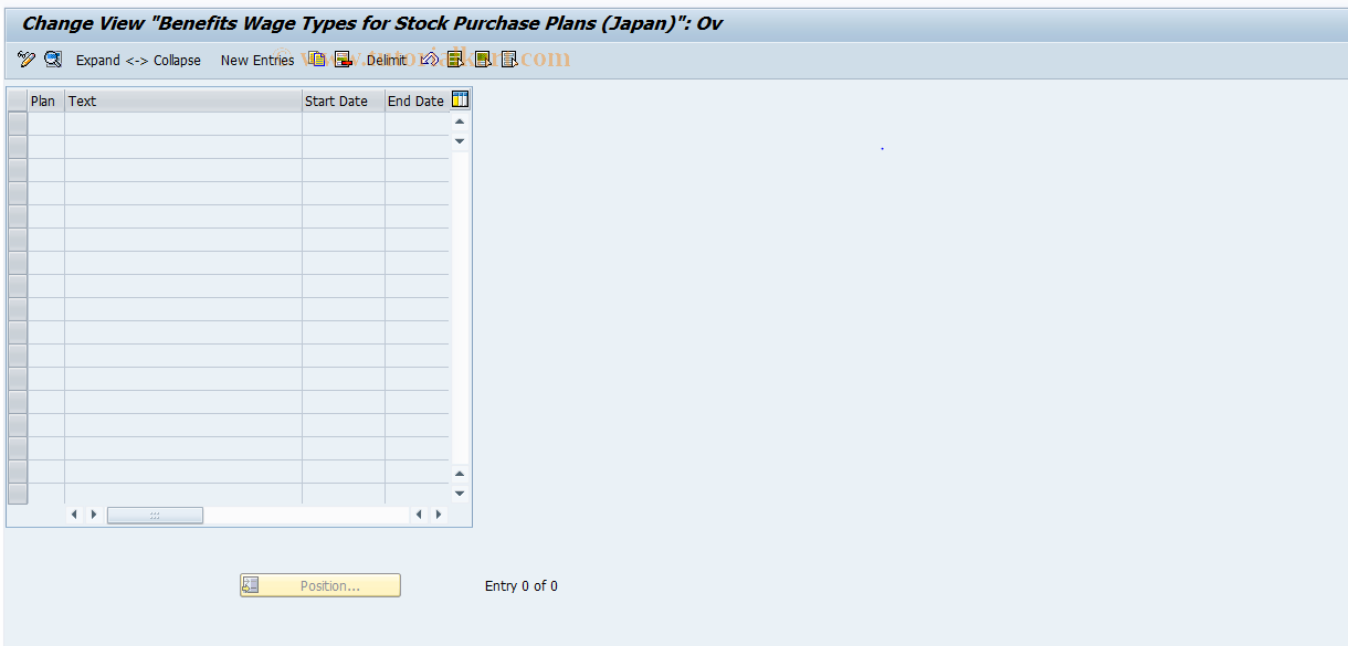 SAP TCode S_AHR_61008575 - IMG Activity: OHAJBN4200