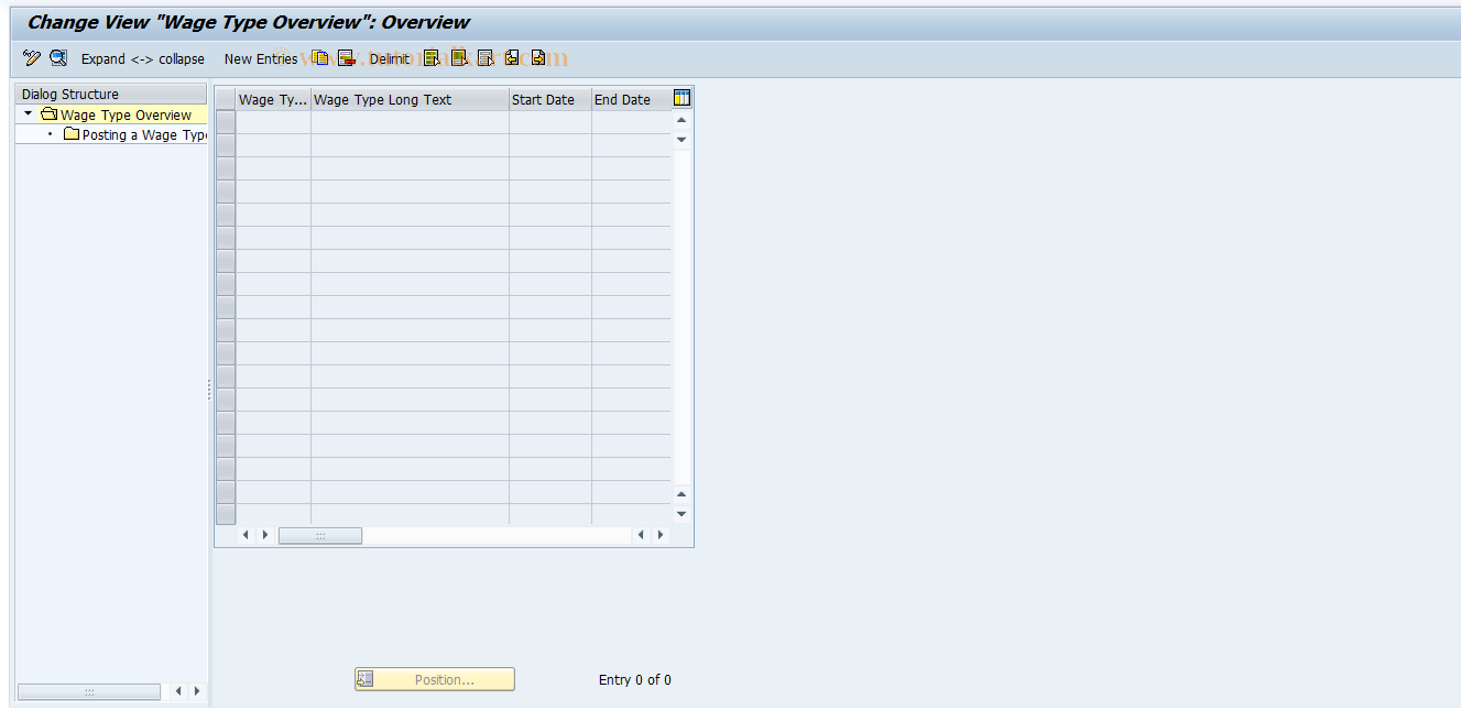 SAP TCode S_AHR_61008600 - IMG-Aktivität: OHAGRI031