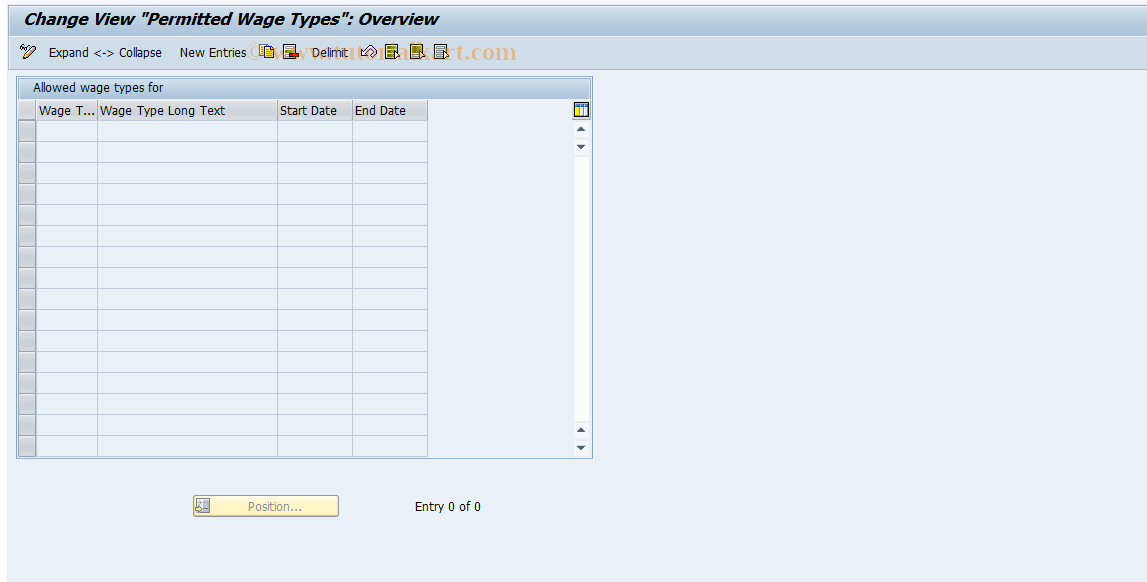 SAP TCode S_AHR_61008604 - IMG Activity: OHAJBN3132