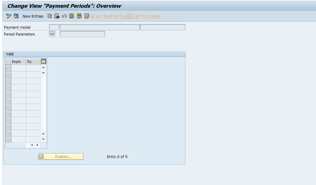 SAP TCode S_AHR_61008608 - IMG-Aktivität: OHIHK_1012