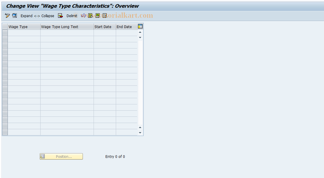 SAP TCode S_AHR_61008611 - IMG Activity: OHAJBN3133