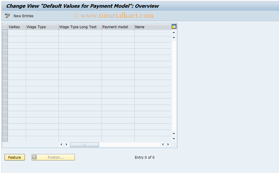 SAP TCode S_AHR_61008617 - IMG-Aktivität: OHIHK_1014