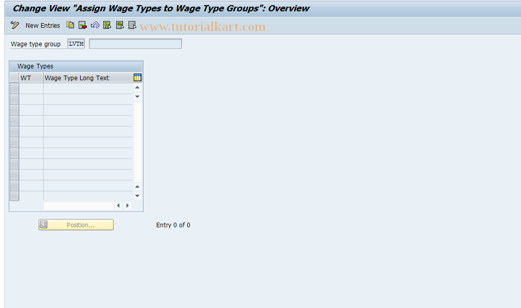 SAP TCode S_AHR_61008625 - IMG-Aktivität: OHAQTRM00005