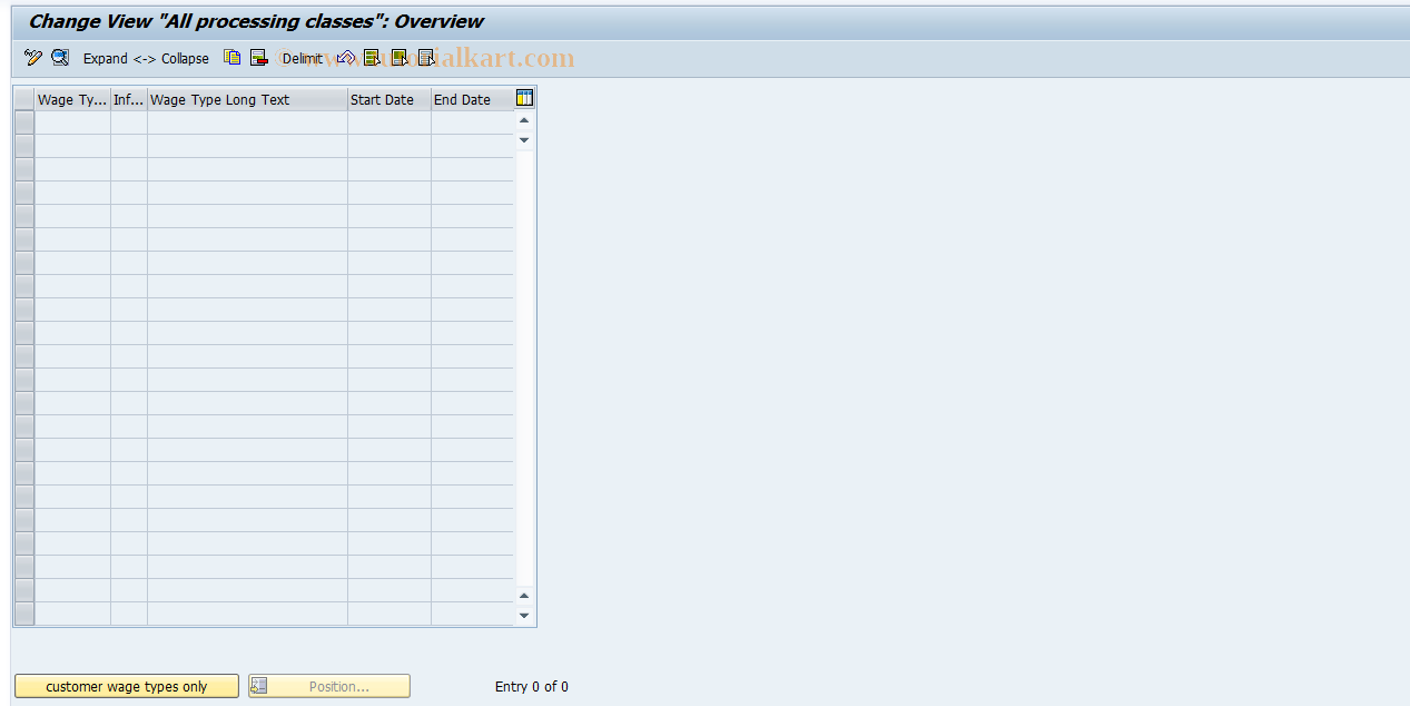 SAP TCode S_AHR_61008631 - IMG-Aktivität: OHAHK_1015