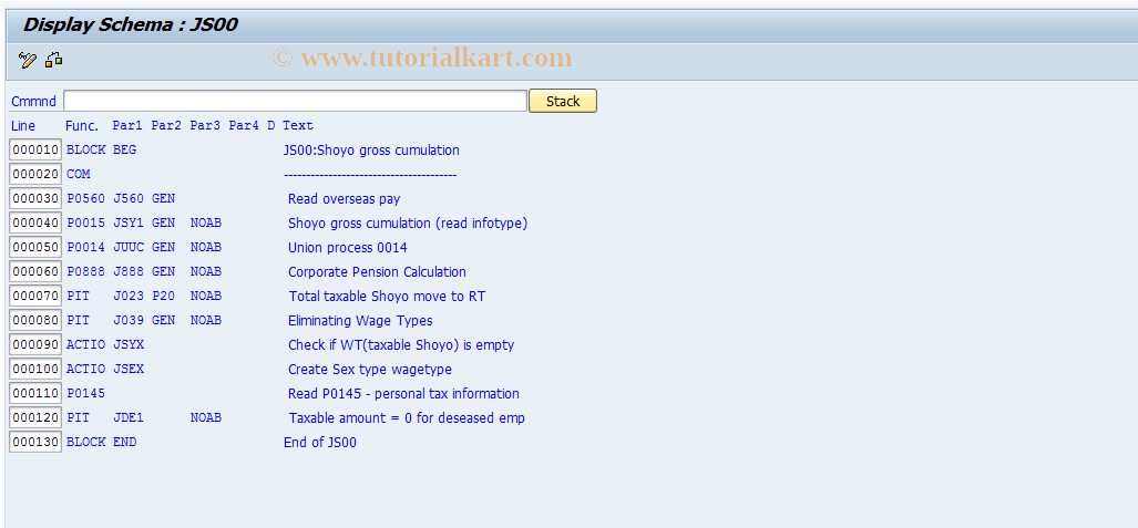 SAP TCode S_AHR_61008634 - IMG Activity: OHAJSY001