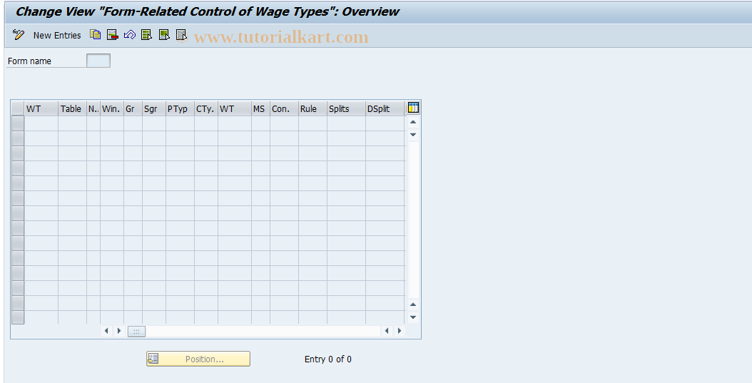 SAP TCode S_AHR_61008638 - IMG-Aktivität: SIMG_OHAG461