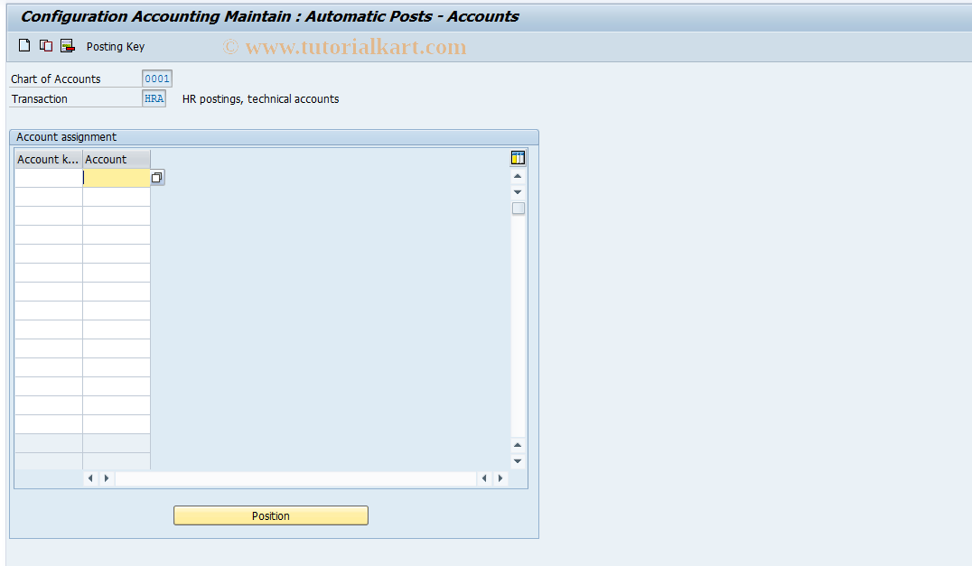 SAP TCode S_AHR_61008642 - IMG-Aktivität: OHAHK_RI056