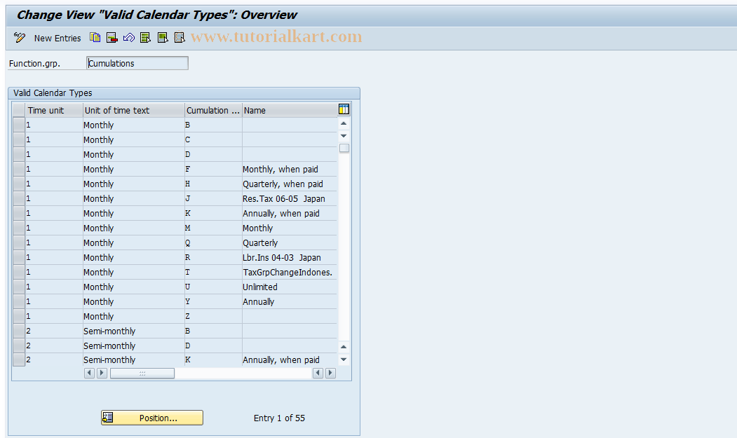 SAP TCode S_AHR_61008654 - IMG-Aktivität: OHAHK_CU040