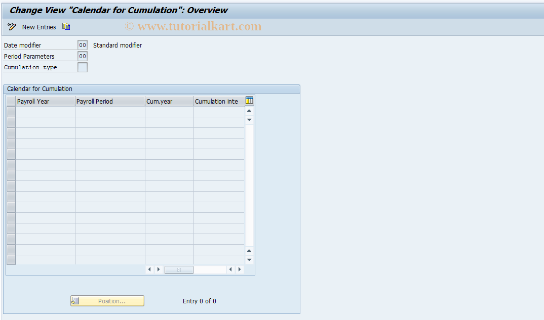 SAP TCode S_AHR_61008670 - IMG-Aktivität: OHAK0902