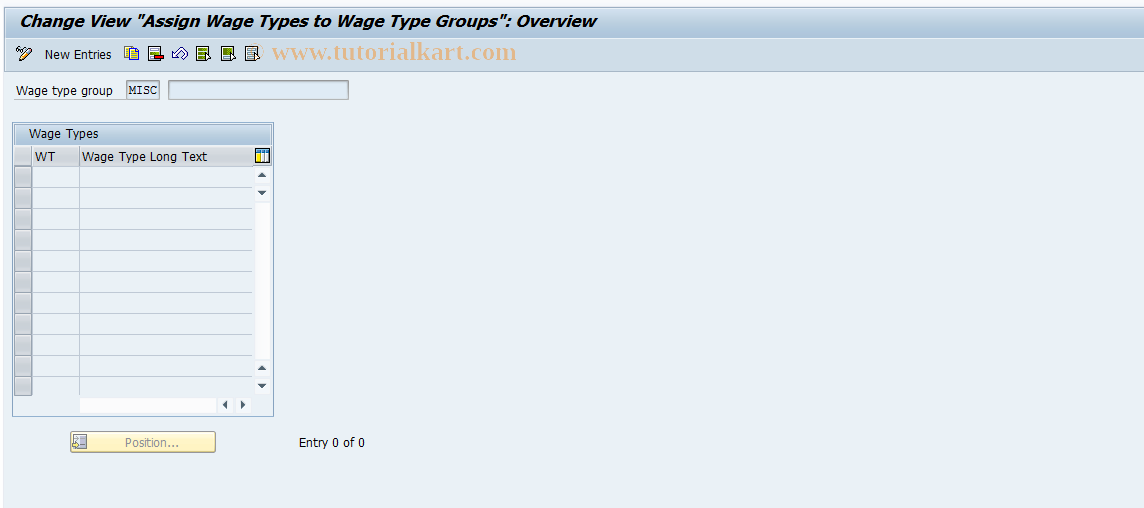 SAP TCode S_AHR_61008674 - IMG Activity: OHAJBN5120