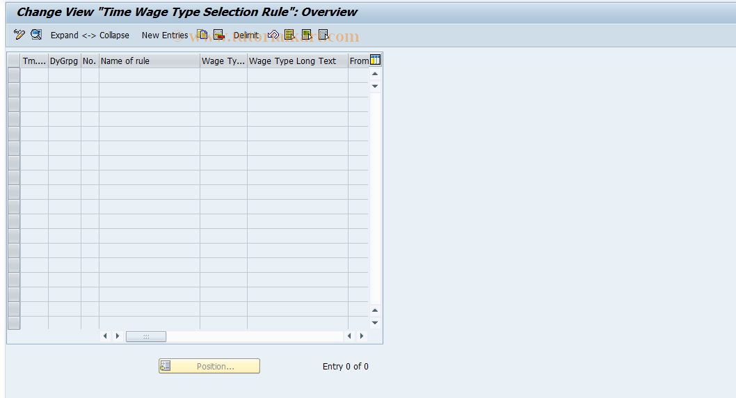 SAP TCode S_AHR_61008676 - IMG-Aktivität: OHAKTI362