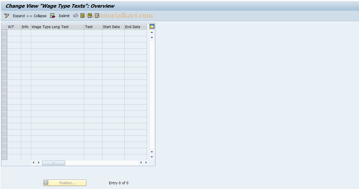 SAP TCode S_AHR_61008679 - IMG Activity: OHAJBN5131