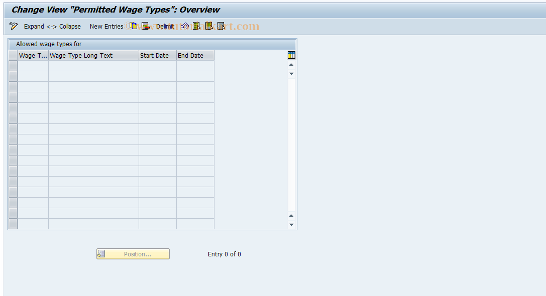 SAP TCode S_AHR_61008685 - IMG Activity: OHAJBN5132