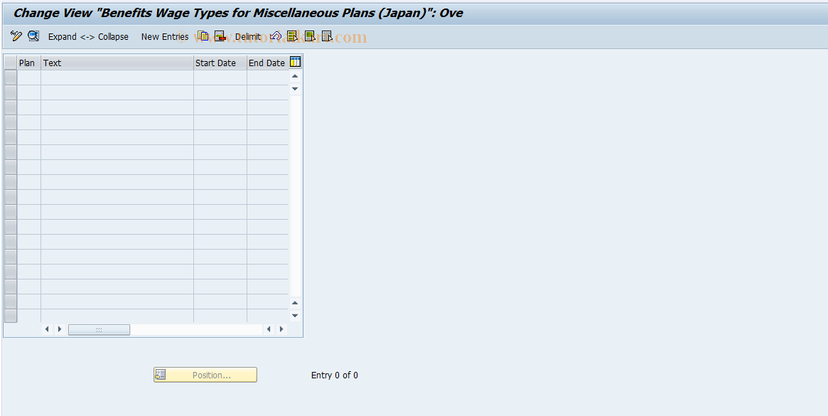 SAP TCode S_AHR_61008695 - IMG Activity: OHAJBN5200