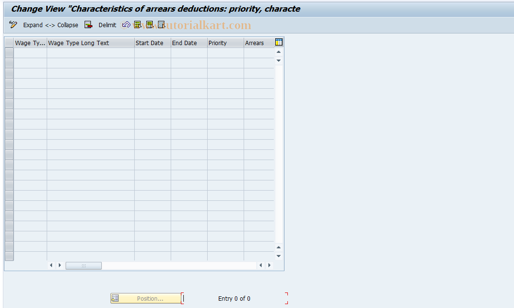 SAP TCode S_AHR_61008700 - IMG-Aktivität: OHAHK_1041