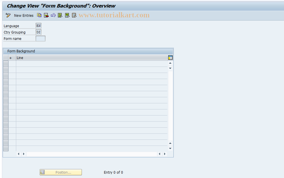 SAP TCode S_AHR_61008701 - IMG-Aktivität: SIMG_OHAQ442