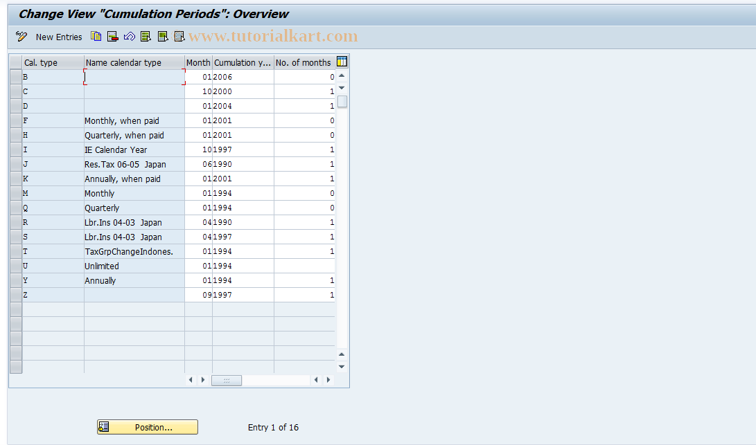 SAP TCode S_AHR_61008734 - IMG-Aktivität: OHAK0913