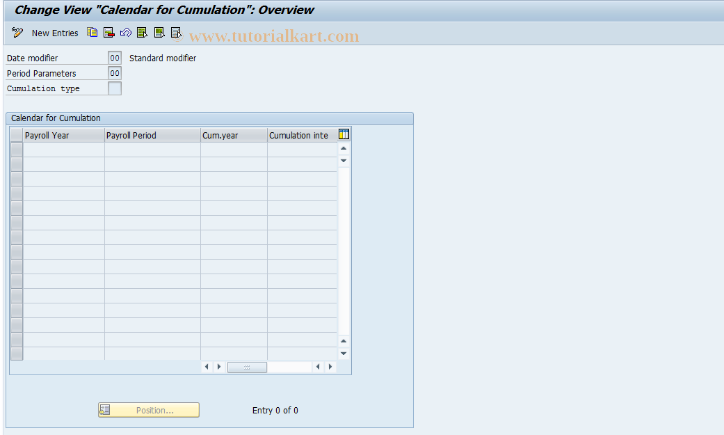 SAP TCode S_AHR_61008741 - IMG-Aktivität: OHAHK_CU010