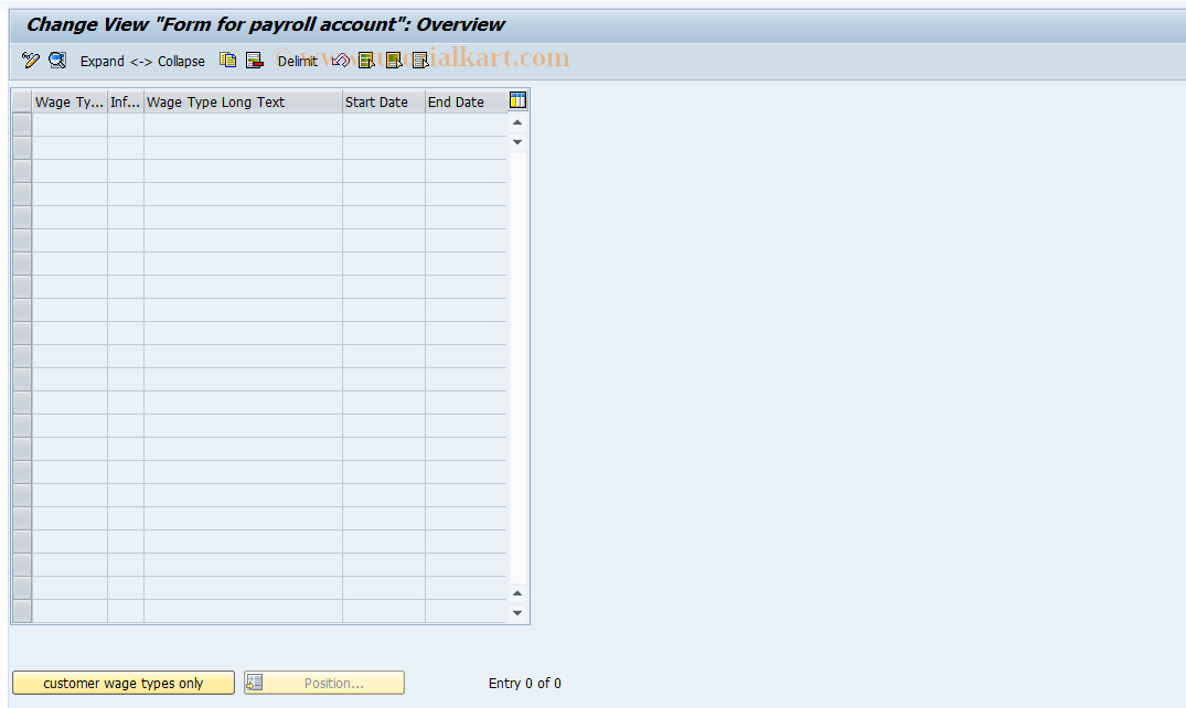 SAP TCode S_AHR_61008753 - IMG Activity: OHAF0352