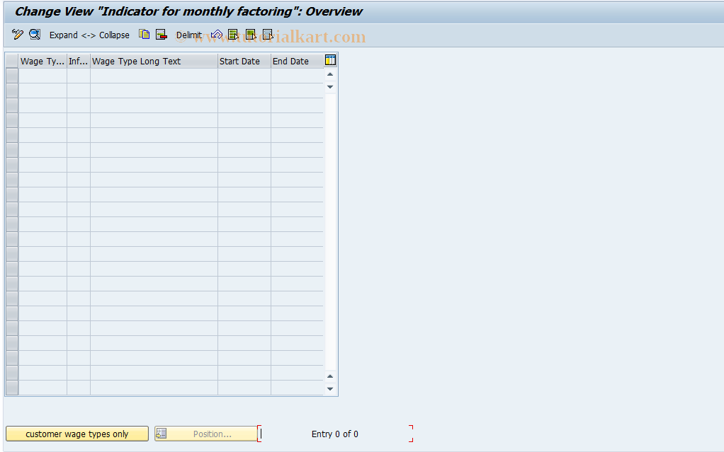 SAP TCode S_AHR_61008757 - IMG-Aktivität: OHAHK_KF002