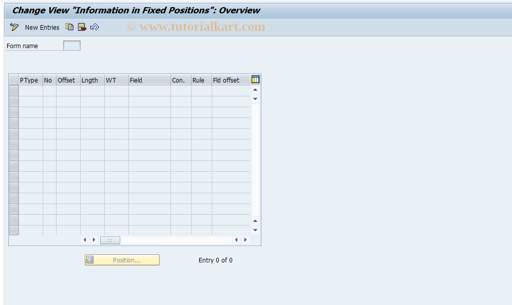 SAP TCode S_AHR_61008764 - IMG-Aktivität: SIMG_OHAG417