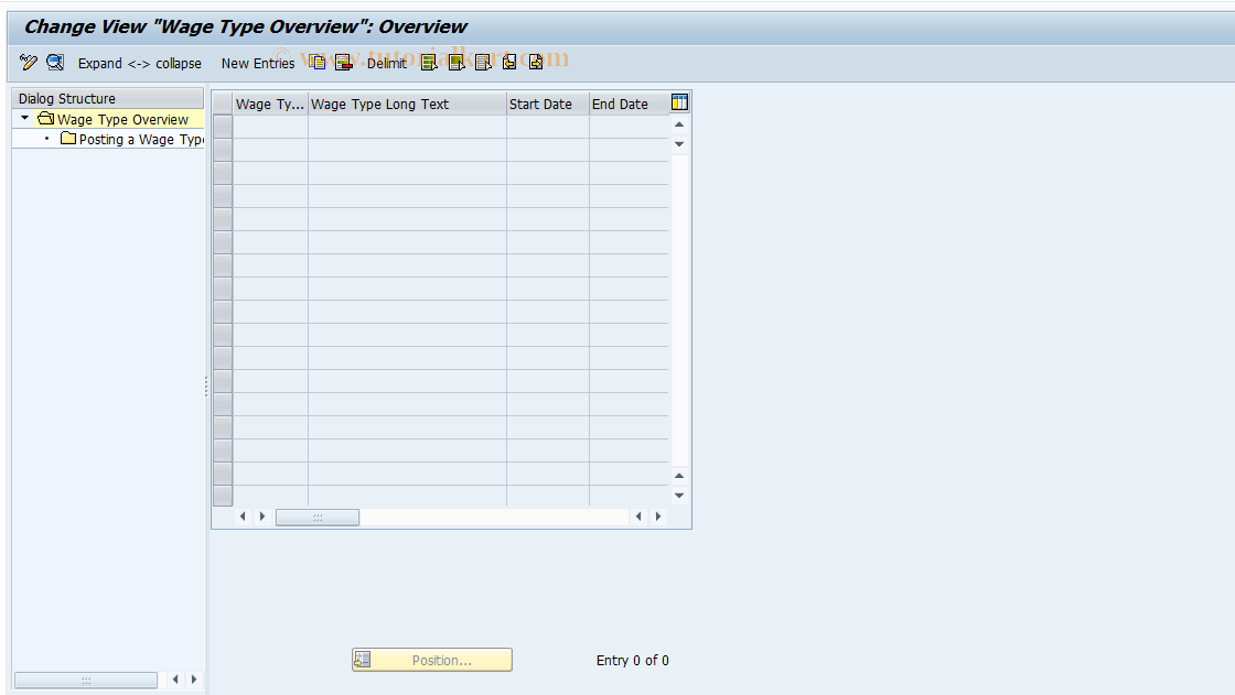 SAP TCode S_AHR_61008777 - IMG-Aktivität: OHAQEOM145