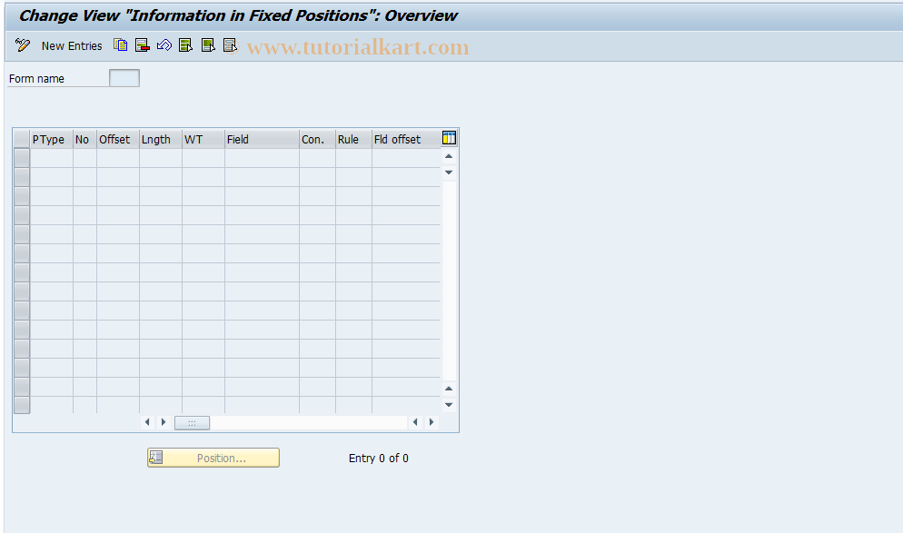 SAP TCode S_AHR_61008805 - IMG-Aktivität: SIMG_OHAG418