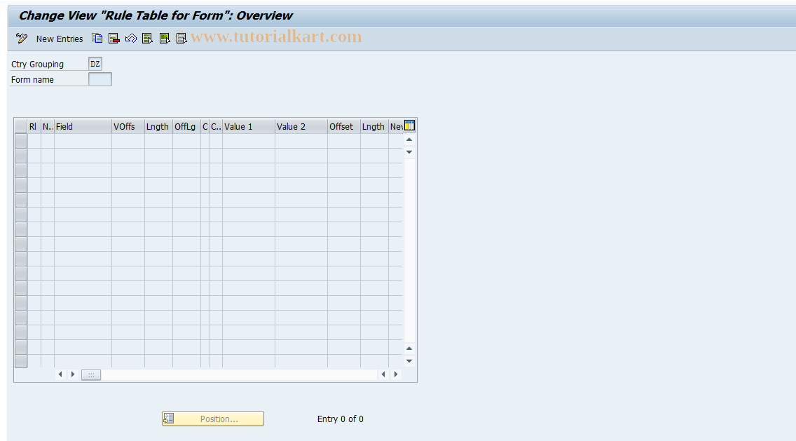 SAP TCode S_AHR_61008810 - IMG-Aktivität: SIMG_OHAG410