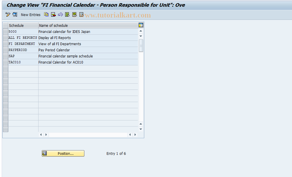 SAP TCode S_AHR_61008833 - IMG-Aktivität: OHAQPYC002