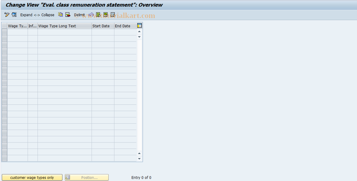 SAP TCode S_AHR_61008834 - IMG-Aktivität: SIMG_OHAG528