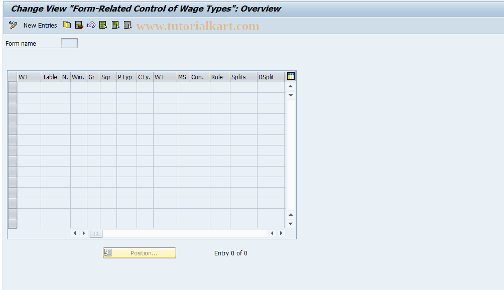 SAP TCode S_AHR_61008878 - IMG-Aktivität: SIMG_OHAG419