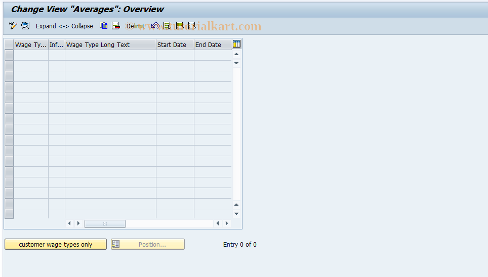 SAP TCode S_AHR_61008890 - IMG-Aktivität: OHAKAVBAS