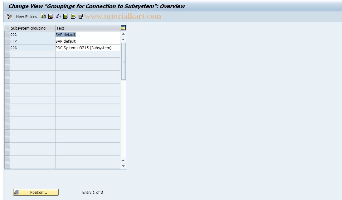 SAP TCode S_AHR_61008920 - IMG Activity: OHTX5004