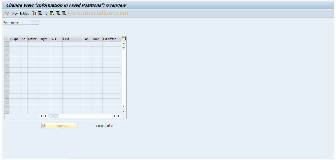 SAP TCode S_AHR_61008940 - IMG Activity: OHAJLG417