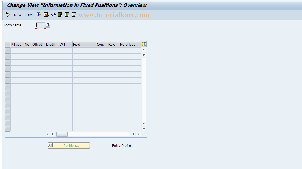 SAP TCode S_AHR_61008949 - IMG Activity: OHAJLG413