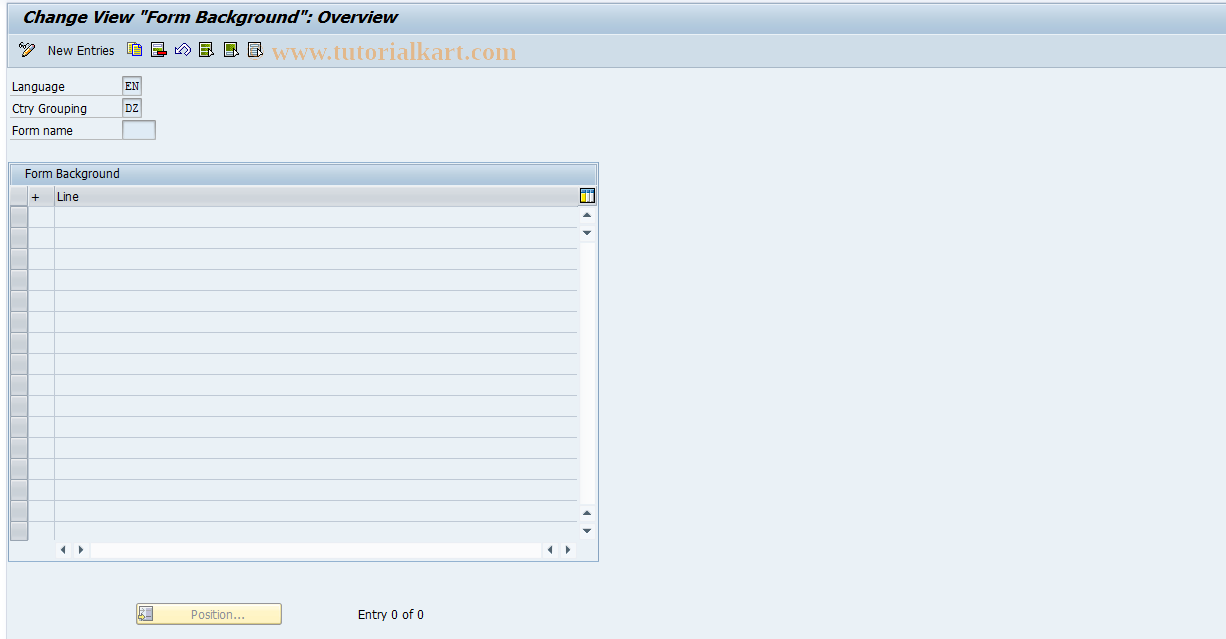 SAP TCode S_AHR_61008988 - IMG Activity: OHAJLG402