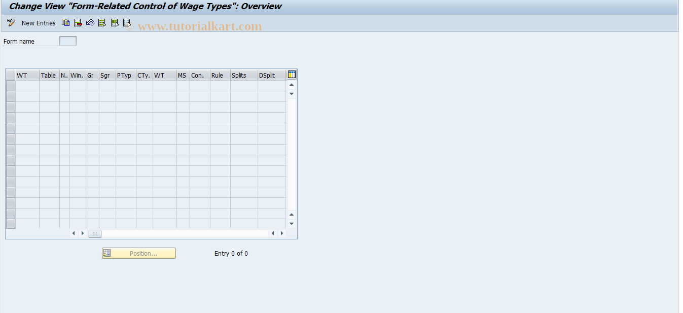 SAP TCode S_AHR_61009031 - IMG Activity: OHAJLG415