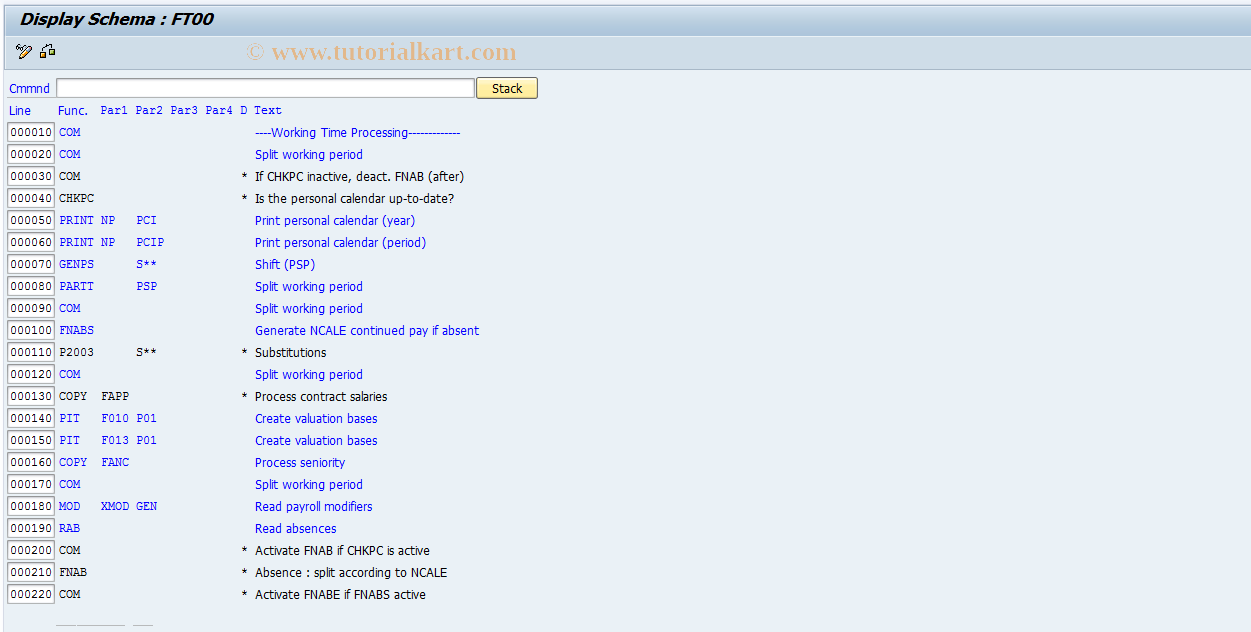 SAP TCode S_AHR_61009058 - IMG Activity: OHAF0292