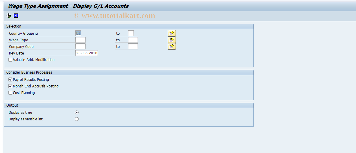 SAP TCode S_AHR_61009078 - IMG Activity: OHAFRI062