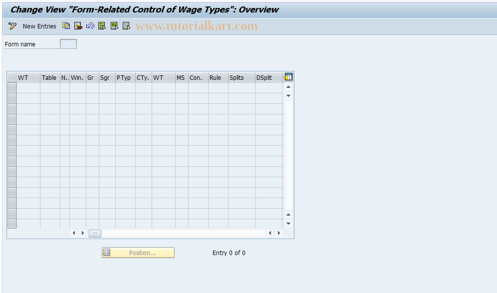 SAP TCode S_AHR_61009088 - IMG-Aktivität: SIMG_OHAQ415