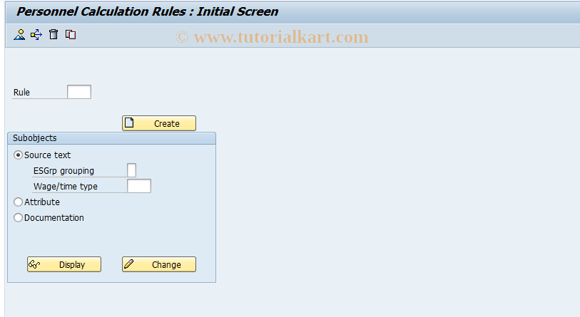 SAP TCode S_AHR_61009094 - IMG Activity: OHAFPART