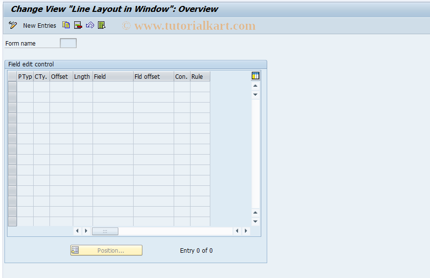 SAP TCode S_AHR_61009109 - IMG-Aktivität: SIMG_OHAQ419